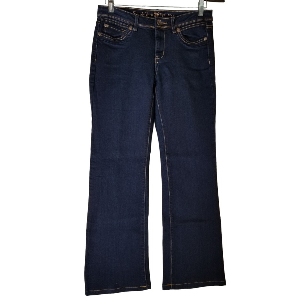 Simple Vera  Boot Blue Jeans Women's Size 6  30x28 Stretch